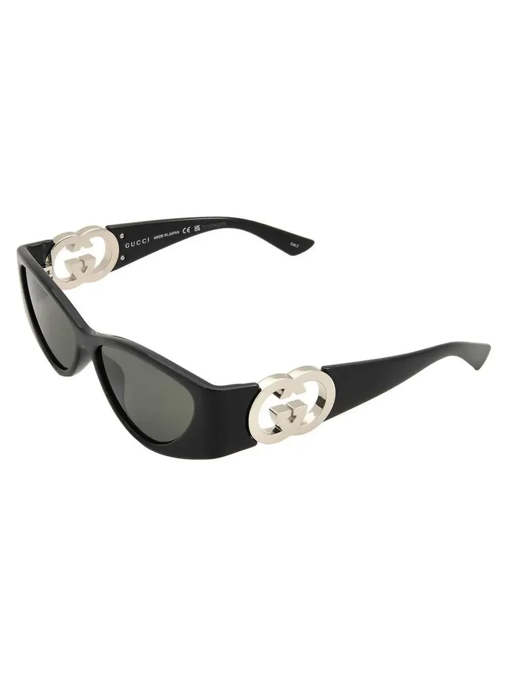 Gucci Grey Cat Eye Ladies Sunglasses 55 #265147G18B